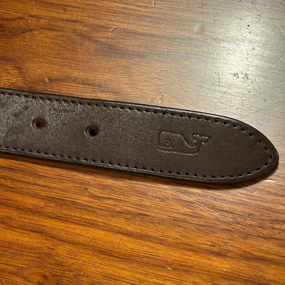 Vineyard Vines Light Blue Canvas Club Belt Size 26